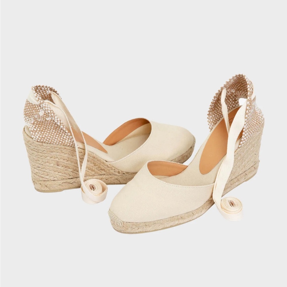 Castaner carina ivory wedges size 37